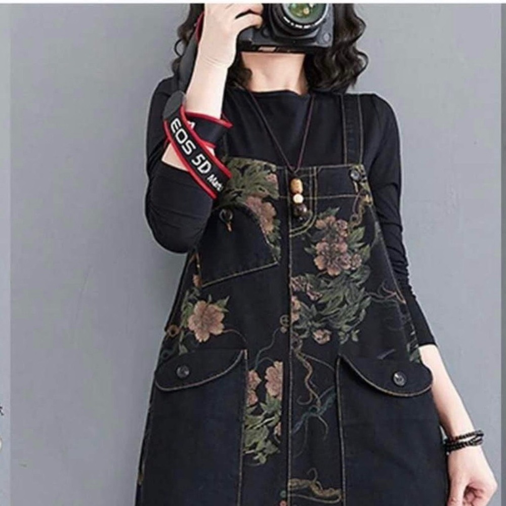 Floral jumpsuit overalls from Etsy